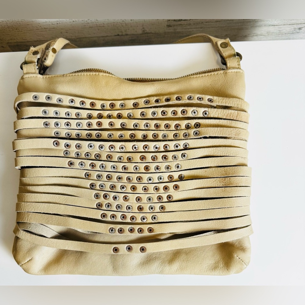 Viola Castellani Crossbody & Shoulder Purse Italy Leather w/Detachable Strap - Picture 15 of 15